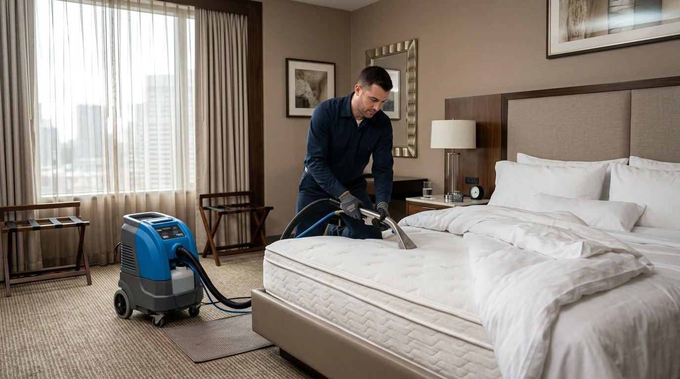 Cleaners In Melbourne certified mattress cleaning technician