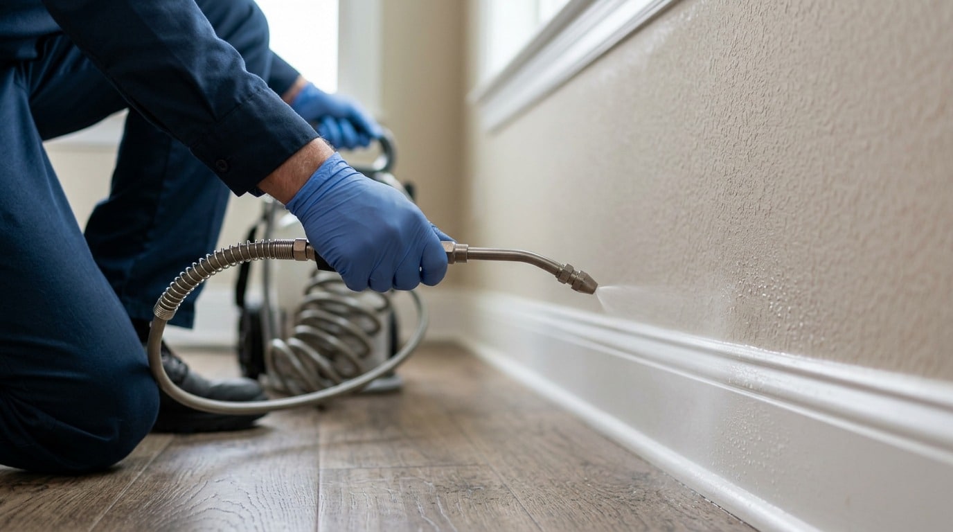 Licensed Cleaners In Melbourne pest control technician at work